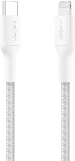 Belkin Boostcharge USB-C la Lightning Cablu 2m CAA022HQ2MWH