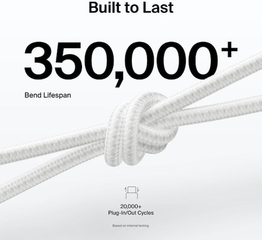 Belkin Boostcharge USB-C la Lightning Cablu 2m CAA022HQ2MWH