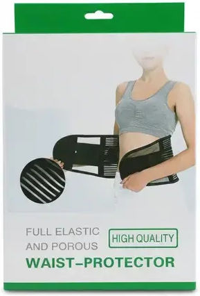 Neoprene Waist Belt in Black Colour 1OMO82