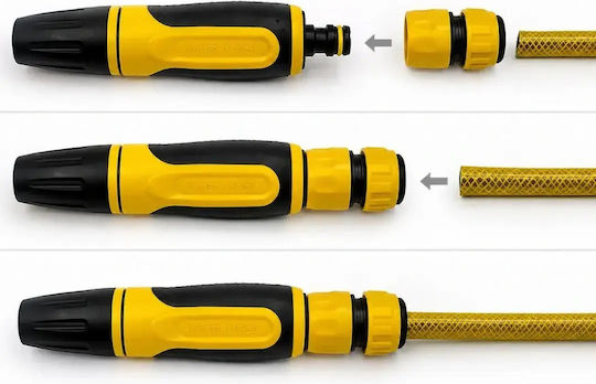 Garden Water Launcher Adjustable Flow Quick Connectors