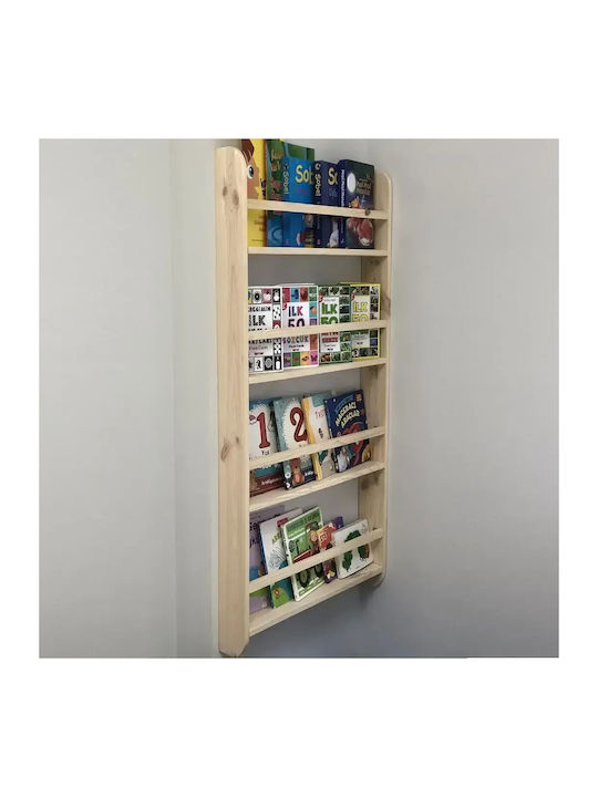 Wandhalterung Holz Beiges Regal 100x49x100cm