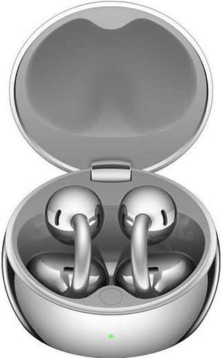 Huawei FreeClip 2 S In-ear Bluetooth Handsfree Ακουστικά με Αντοχή στον Ιδρώτα και Θήκη Φόρτισης Space Silver