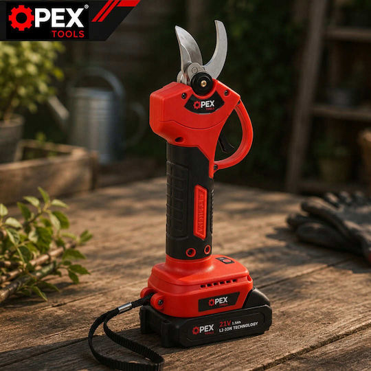Gartenschere Brushless 21V mit 2 Batterien & Maximaler Schnittdurchmesser 25mm in Tragetasche