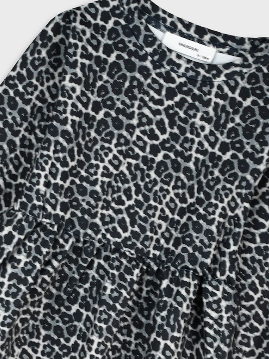 Kinderkleid Tierdruck Mehrfarbig