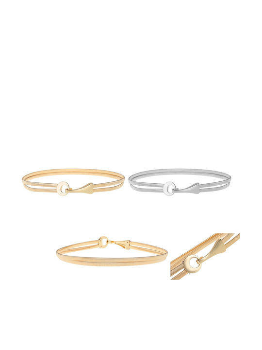 Elastische Damen Gürtel Kette Goldene