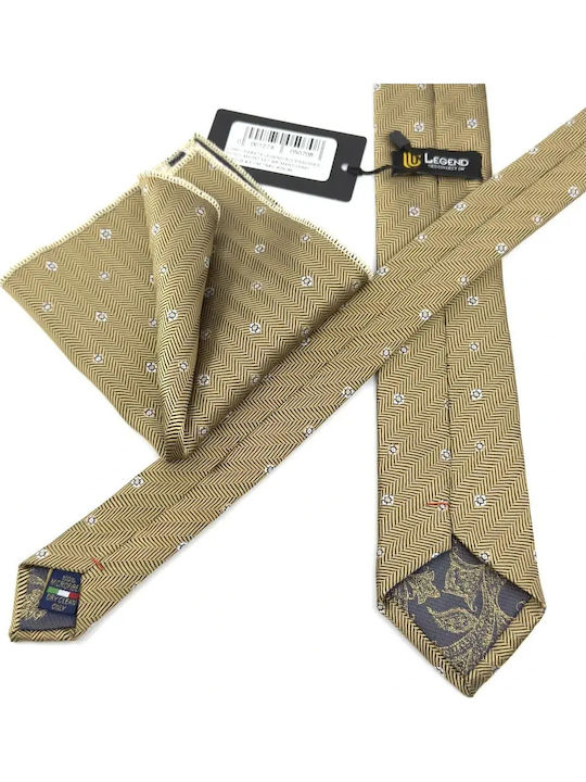 Legend Accessories Set Cravate Bărbați În Culoare Auriu