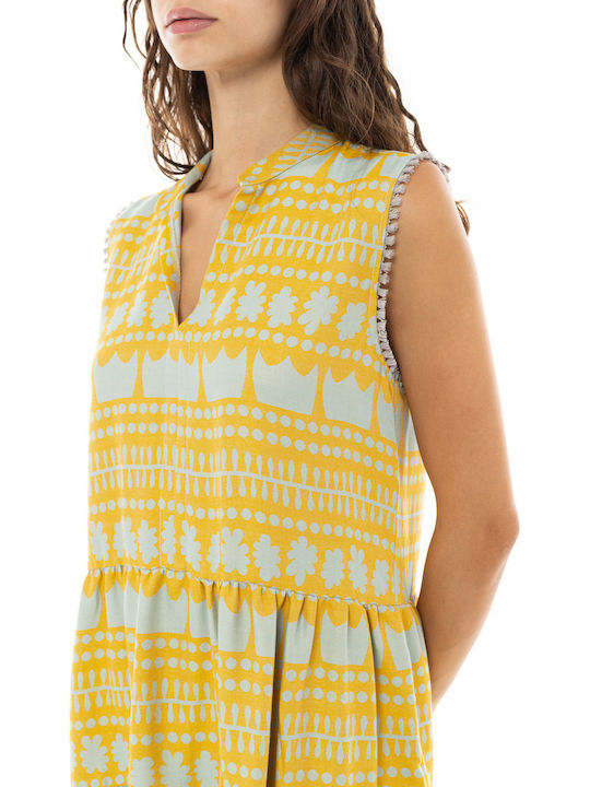 Pink Label Women's Yellow Beach Dress