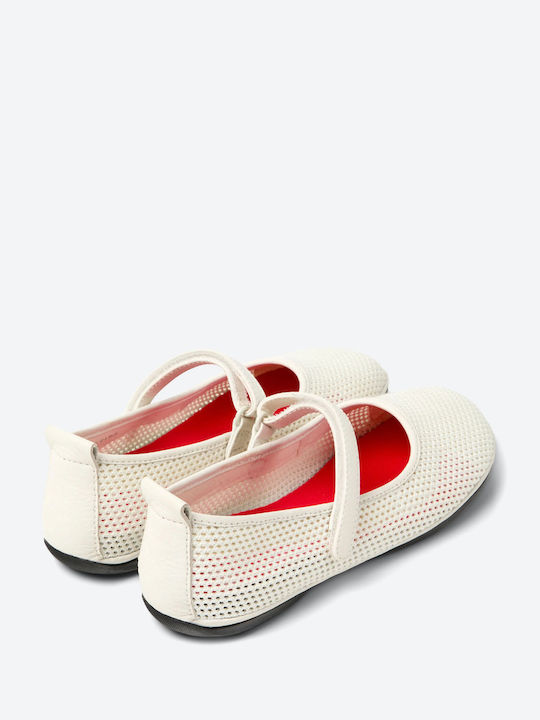 Right Nina Women's Ballerina Shoes in White Colour
