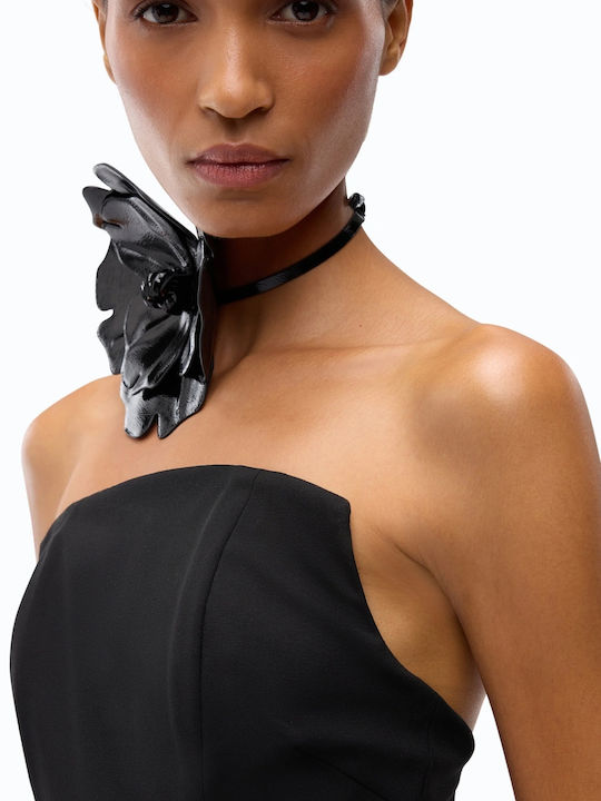 Women's Sleeveless One-piece Jumpsuit Black