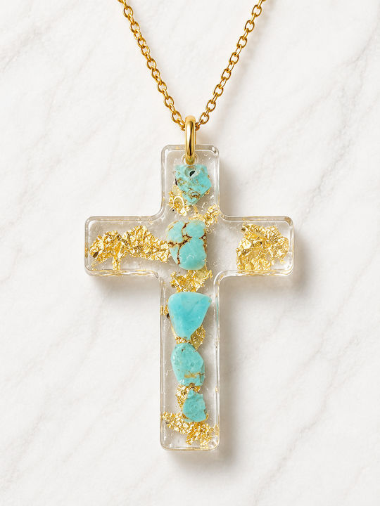Elle Stahlkreuz mit Kette