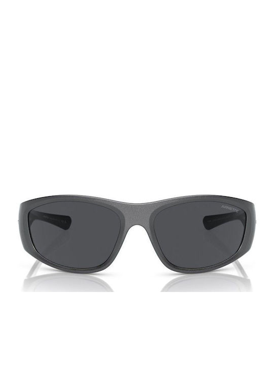Arnette Men's Sunglasses with Gray Plastic Frame and Gray Lens
