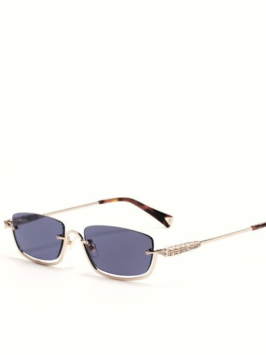 Zeus & Dione Unisex Ochelari de Soare cu Ramă Metalică Aurie PATMOS C3