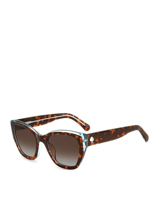 Kate Spade Yolanda Sunglasses Brown with Acetate Frame & Brown Lens Kate Spade Yolanda Sunglasses Brown with Acetate Frame & Brown Lens
