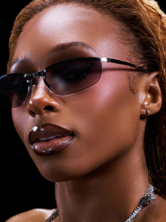 Meller All Ochelari de Soare Unisex Cu Ramă Metalică Argintie Și Lentile Degrade Argintii SAM-ALLNSILL