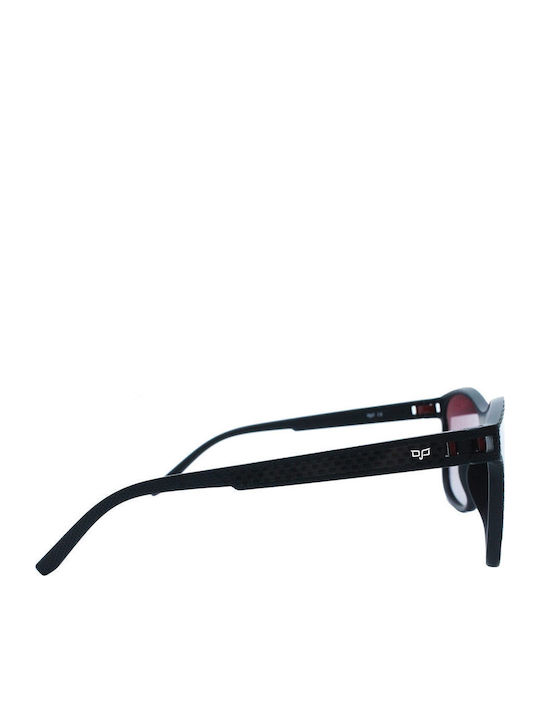 OJO Sunglasses Square Oye Unisex Γυαλιά Ηλίου με Κοκκάλινο Σκελετό Black Red Ντεγκραντέ Polarized