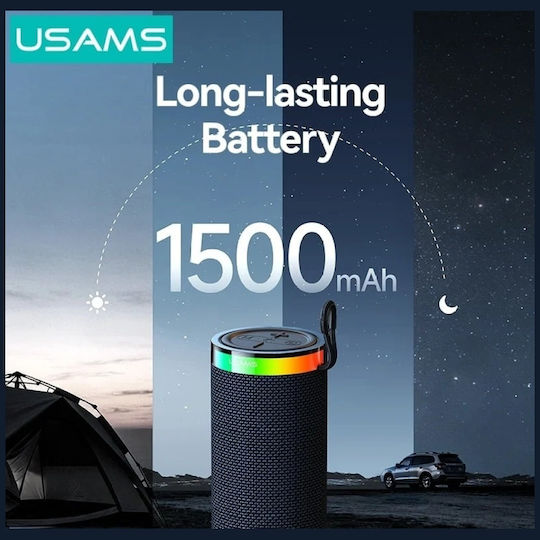 Usams YX018 Bluetooth колона 10W с време на работа до 4 часа Черна