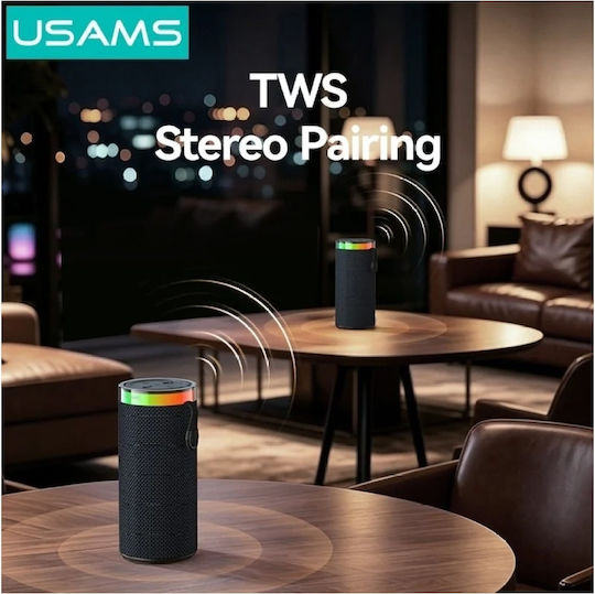 Usams YX018 Bluetooth колона 10W с време на работа до 4 часа Черна