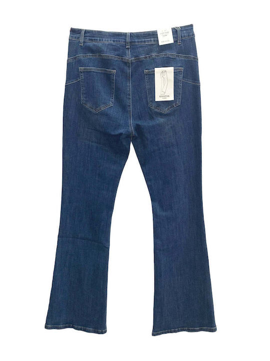 High Rise Women's Jean Pants Flared