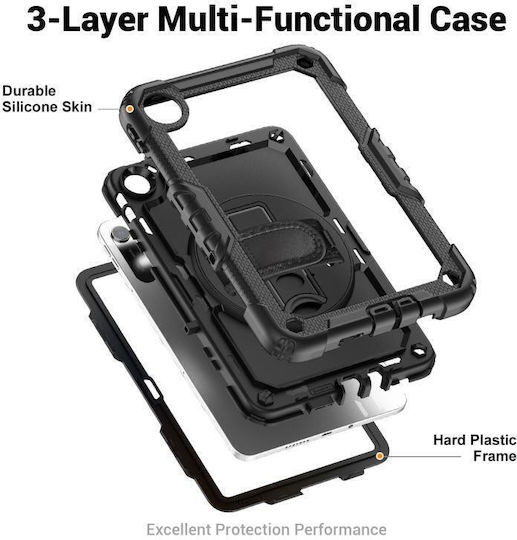 Strong Back Cover Περιστρεφόμενη Μαύρη (Redmi Pad 2 9.7")
