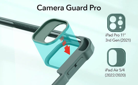 ESR Rebound Hybrid Pro Flip Cover Ανθεκτική Πράσινη (Ipad Air 4/5)