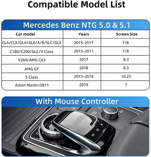 Digital Iq Bz 503f Cpaa Wireless Carplay Android Auto Box Mercedes Mod 2014-2018 Ntg 5.0/5.1 2 Cameras