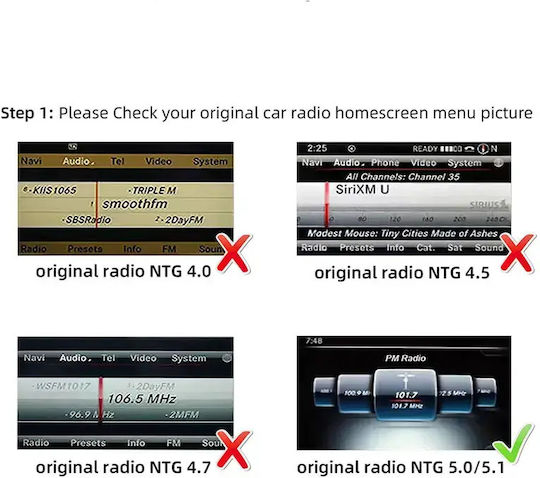 Digital Iq Bz 503f Cpaa Wireless Carplay Android Auto Box Mercedes Mod 2014-2018 Ntg 5.0/5.1 2 Cameras