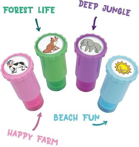 Apli Kids Sticker Stamps Forest Life 100 Sticker