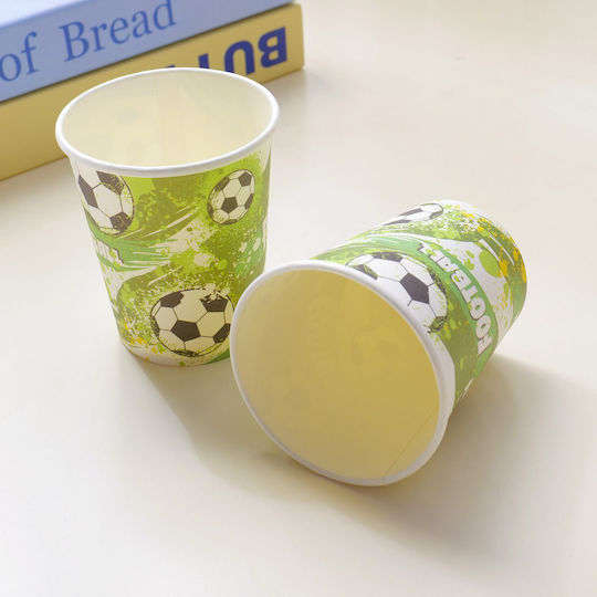Seria Fotbal Pahare De Hârtie 250ml Set 10 Bucăți
