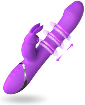 Niar Pleasures Вибратор Заек Лилав
