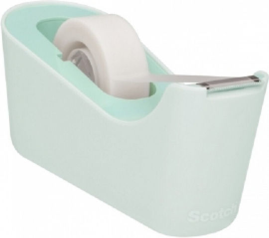 Dispenser Fără Bandă Scotch C18 + 1 Magic 810 Verde Deschis
