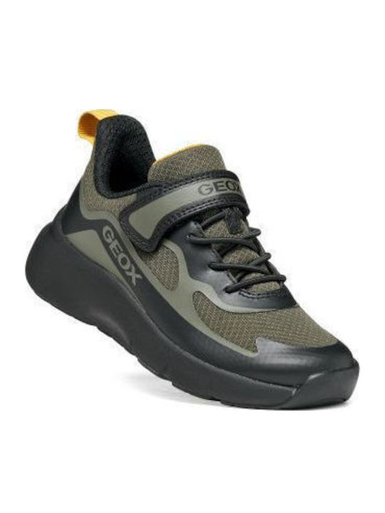 Kids Sneakers Anatomic With Hoop & Loop Closure Green