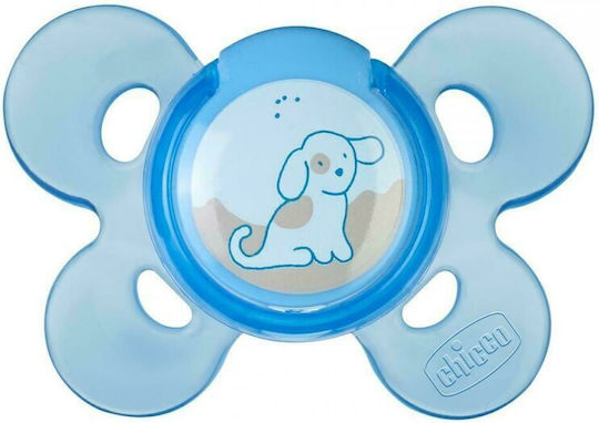 Chicco Comfort Schnuller Silikon mit Etui Blau für 0-6 Monate