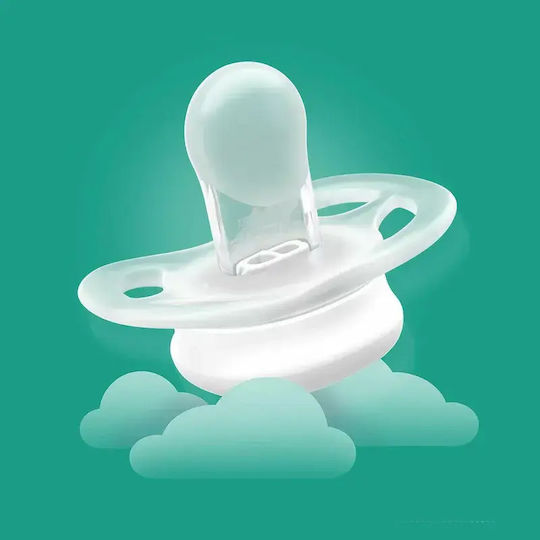 Philips Ultra Start Orthodontic Pacifiers Silicone Night with Case for 0-2 months 2pcs
