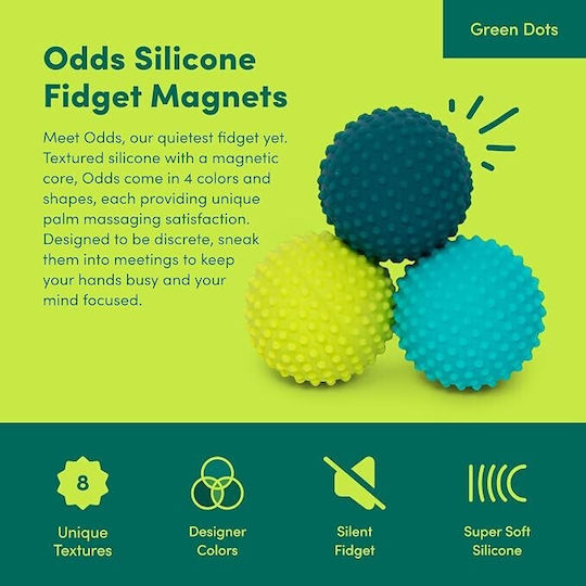 Speks Antistress Silicone Green
