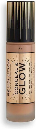 Revolution Beauty Conceal & Glow Foundation F5 23ml