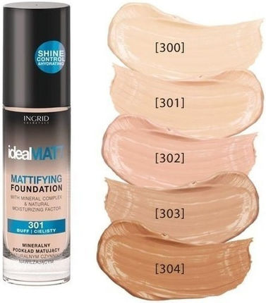 Ingrid Cosmetics Ideal Matt Mattifying Foundation Mov/alb 30ml