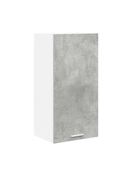 Wall Kitchen Cabinet with Grey Countertop 40x31cm