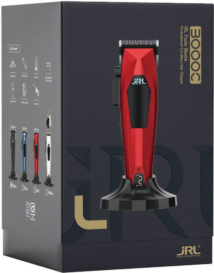 jRL 3000C Professional Rechargeable Red Hair Clipper jrl.300r