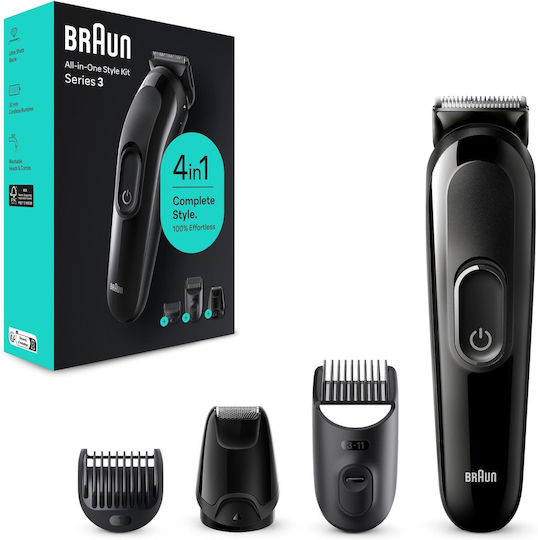 Braun All-in-One Series 3 4 in 1 Машинка за Подстригване Черна SK3400