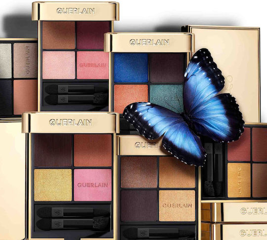 Guerlain Ombres G Eyeshadow Paletă cu Farduri de Pleoape Matifiant Formă Solidă 870 Emerald Feather 4gr