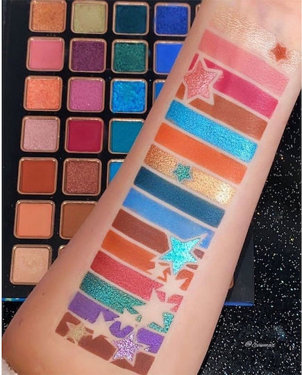 Bellapierre Cosmetics All Star Paletă cu Farduri de Pleoape în Formă Solidă 35 Nuanțe 38gr
