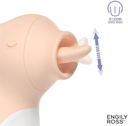 Engily Ross Mini Vibrator Massage 7.2cm Beige
