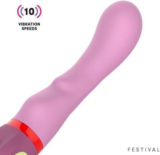 Festival Festival Vibrator mit Fernbedienung 19,7cm Rosa
