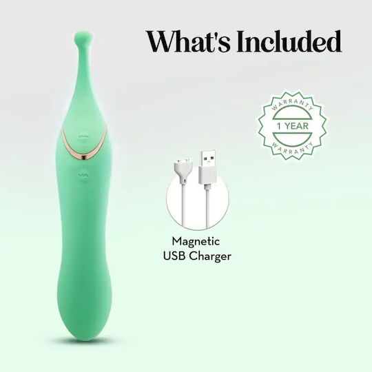 Blush Vibrator Massage with Remote Control Green