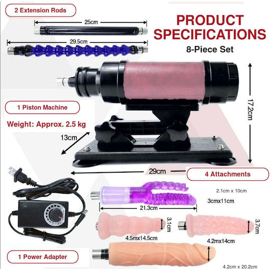 Kinksters Sex Machine in Pink Color