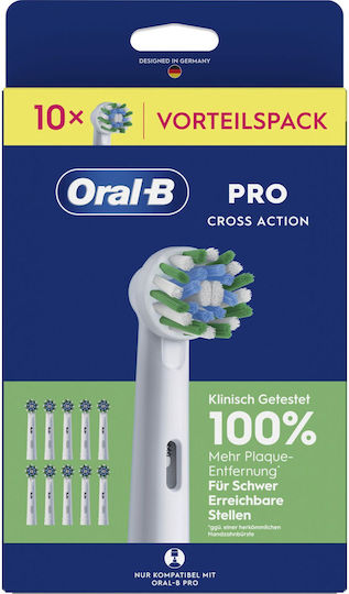 Oral-B Pro Crossaction Ersatzköpfe für 10 Stück