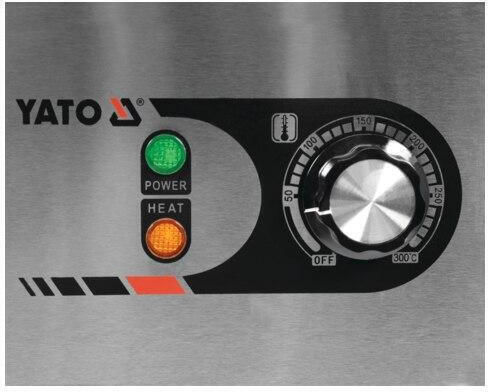 Yato Yg-04585 Smooth Electric Grill Plate 550mm 3000 W Stainless Steel