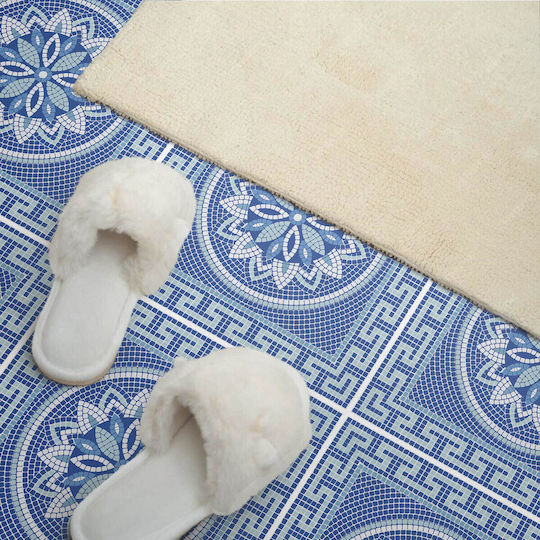 PVC Tile Set Kitchen Or Bathroom Decoration Mosaic Flower Design 6x60x30 Cm