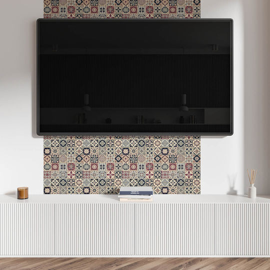 Plăci de Vinil Imprimate Gata de Montare Modele de Mozaic 6x60x30 Bucăți