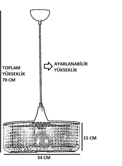 Candelabru Industrial Din Lemn Și Metal Seria Lx Homs 40008